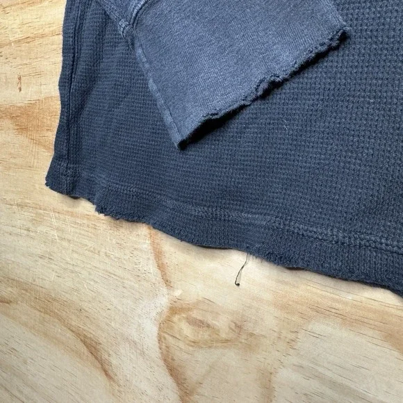 Affliction Cut Series Thermal Mens 2XL Big Skull Goth Grunge Distressed Made USA - Picture 3 of 8